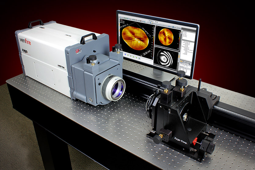 Radius of Curvature Test Setup, ZYGO Laser Interferometer